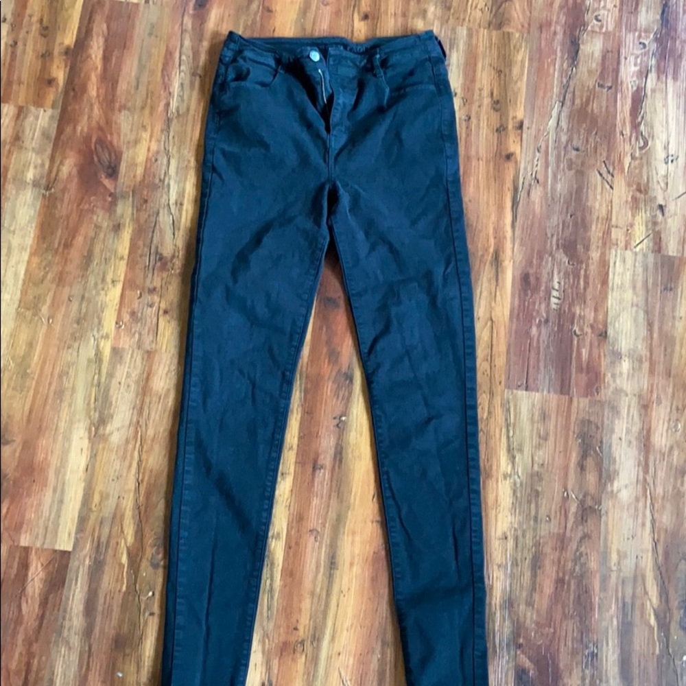 American Eagle Black High Waist Jeans